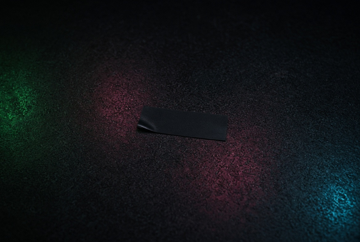 A removable blank strip