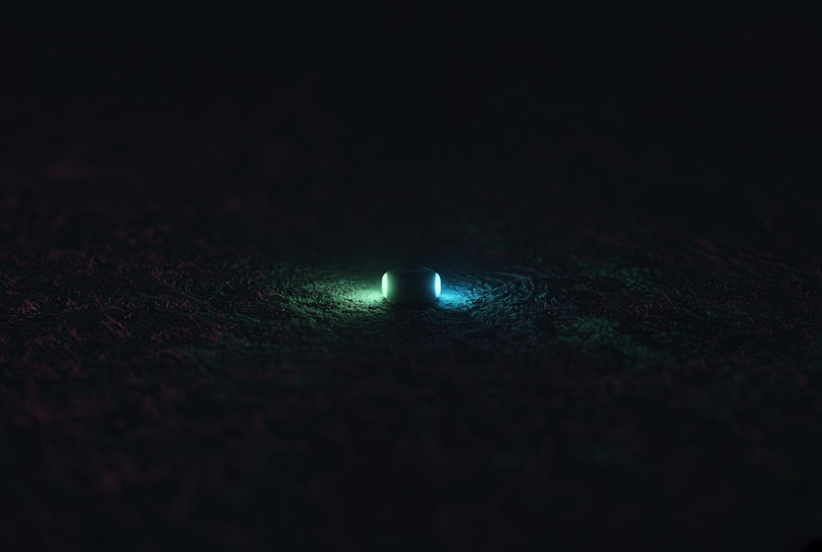 An abstract server light with no logo