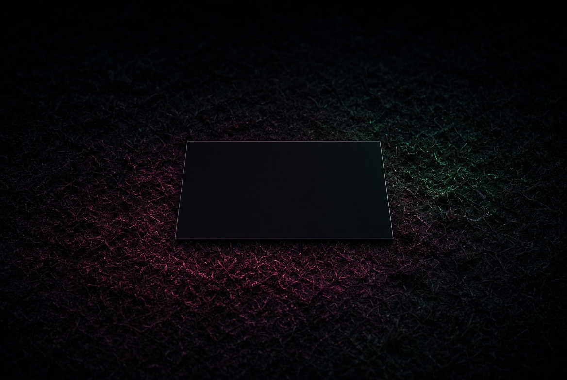 A blank identity-card silhouette